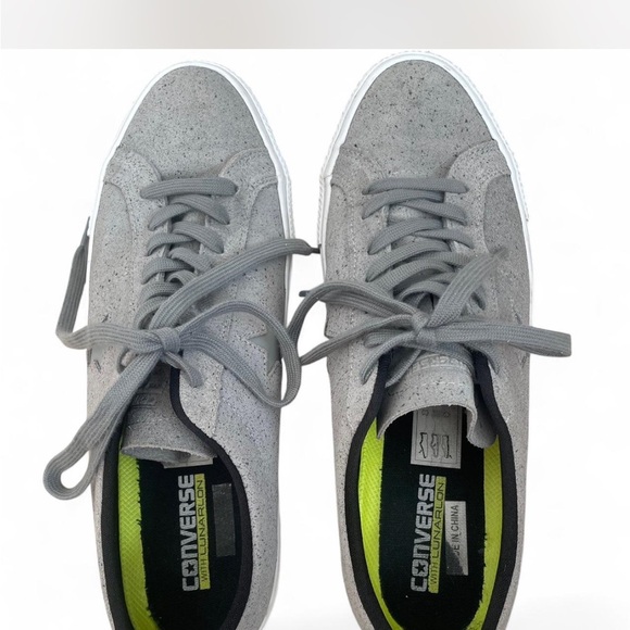 Grey suede Converse One Star low top trainers Men's 11 - Picture 5 of 7